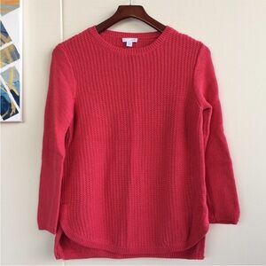 J Jill Pink Pullover Sweater Size Small